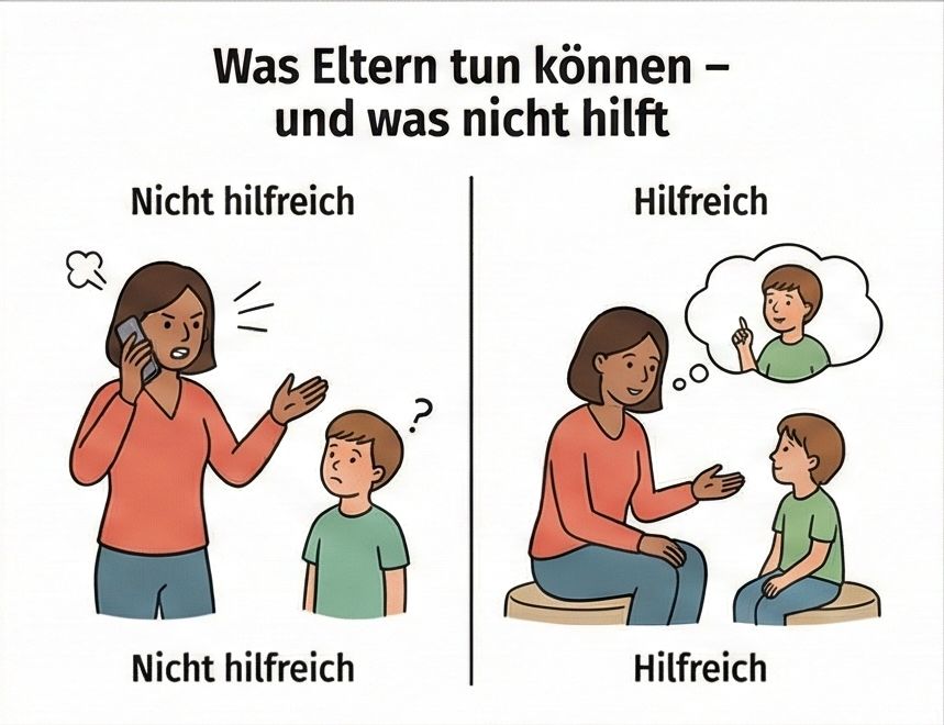 Eltern und Kinder im Gespräch